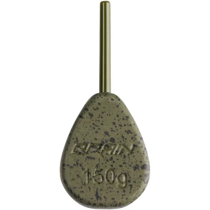 Грузило Brain In-Line Flat Lead 150g 2шт/уп Green (1858.32.11) зображення 1