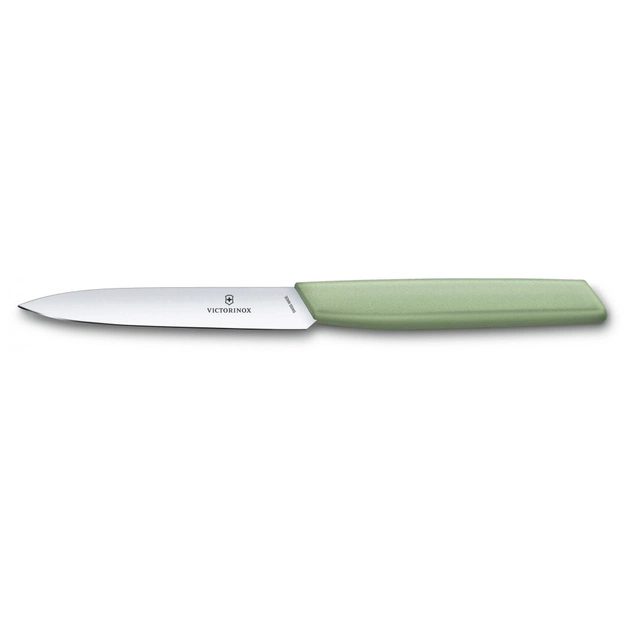 Кухонний ніж Victorinox Swiss Modern Paring 10см Green (6.9006.1042) - зображення 1