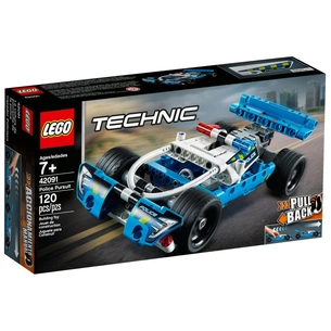 Конструктор LEGO TECHNIC Поліцейське переслідування 120 деталей (42091) зображення 1