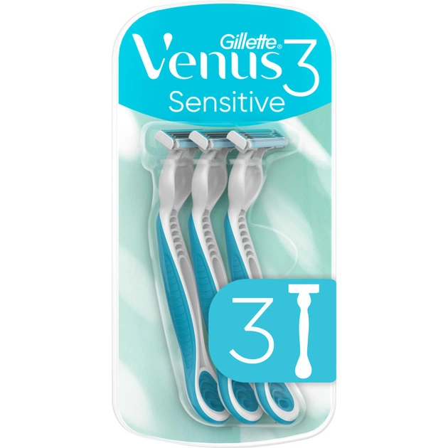 Бритва Gillette Venus 3 Sensitive 3 шт. (7702018487028) - picture 1