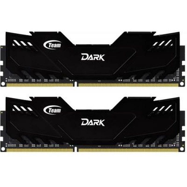 Модуль пам'яті для комп'ютера DDR3 16GB (2x8GB) 2133 MHz Dark Series Black Team (TDKED316G2133HC10QDC01) - зображення 1