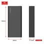 Універсальна мобільна батарея Earldom ET-PD22 20000mAh Black (PB-000122) - зменшене зображення 3