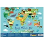 Підкладка настільна Cool For School Animal World's Map (CF61480-05) - зменшене зображення 1