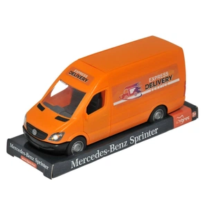 Масштабна модель автомобіля Tigres Mercedes-Benz Sprinter вантажний (помаранчевий) на планшетці (39719) зображення 1