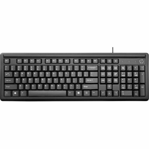 Клавіатура HP 100 USB Black (2UN30AA) - зображення 1
