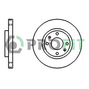 Гальмівний диск Profit 5010-1522 зображення 1
