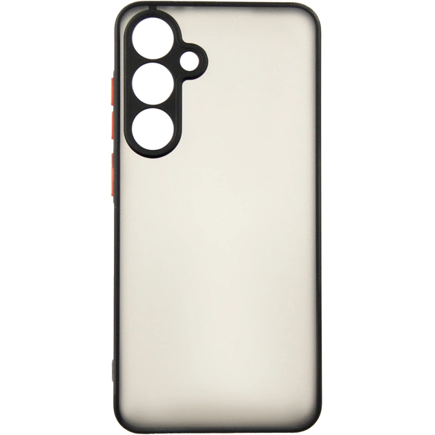 Чохол до мобільного телефона Dengos Matte Samsung Galaxy S24 FE (Black) (DG-TPU-MATT-152) - зображення 1