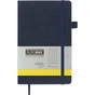Книга записна Buromax Primo 125x195 мм 96 аркушів в клітинку обкладинка зі штучної шкіри Синя (BM.291161-02) - зменшене зображення 1