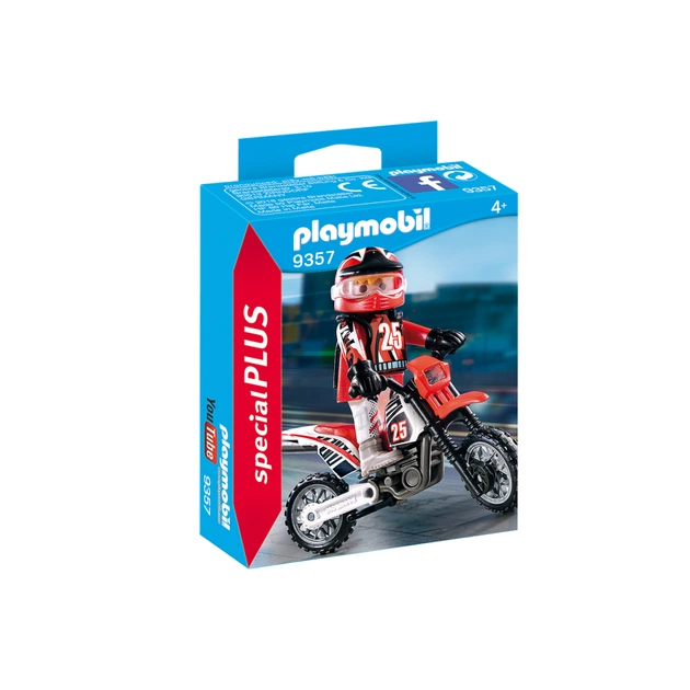Конструктор Playmobil Special plus Мотогонщик (9357) - изображение 1