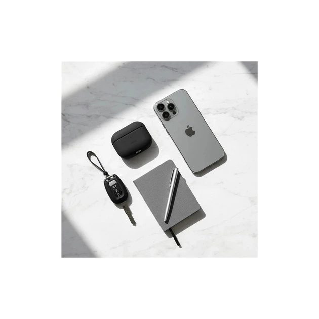 Чохол для навушників Uniq Lyden DS AirPods 4 Dallas Black (8886463691328) - picture 7