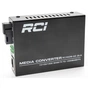 Медіаконвертер RCI 1G, 20km, SC, RJ45, Tx 1310nm standart size metal case (RCI502W-GE-20-A) - зменшене зображення 2