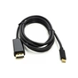 Кабель мультимедійний USB Type-C 3.1 Thunderbolt 3 (M) to DisplayPort (M) 1.8m 4K PowerPlant (CA911844) - зменшене зображення 1