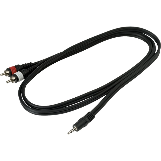 Інсертний кабель RockCable Patch Cable - 2 x RCA to TRS MiniJack (1.5m) (RCL 20902 D4) - picture 2