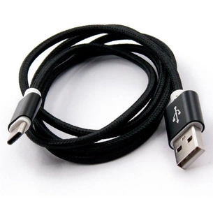 Дата кабель USB 2.0 AM to USB-C 1.5m black Dengos (NTK-TC-DL-BLACK) зображення 1
