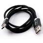 Дата кабель USB 2.0 AM to USB-C 1.5m black Dengos (NTK-TC-DL-BLACK) - зменшене зображення 1