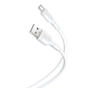 Дата кабель USB 2.0 AM to Micro 5P 1.0, 2A white XO (NB212-AM.white) - зменшене зображення 1
