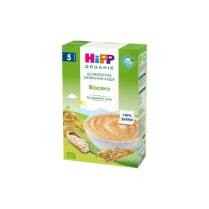 Дитяча каша HiPP Organic Безмолочна вівсяна з 4 місяців 200 г (1123262) зображення 1