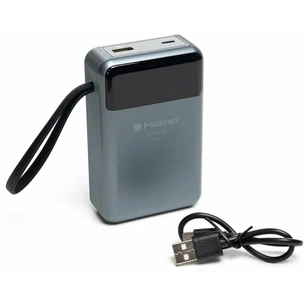 Батарея универсальная Hölmer NRG-03 Hippo 20000mAh 65W Black (NRG-03 Hippo) изображение 1