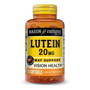 Антиоксидант Mason Natural Лютеин 20мг, Lutein, 30 гелевых капсул (MAV14028) изображение 1