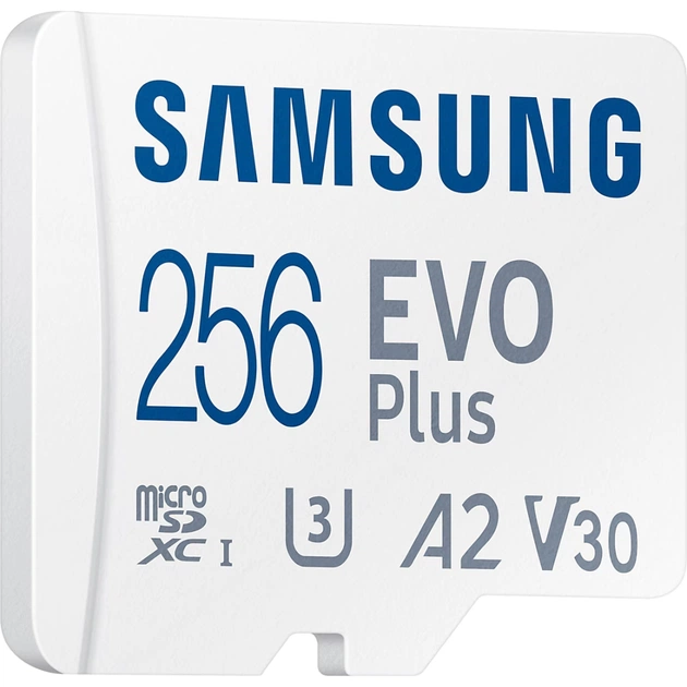 Карта пам'яті Samsung 256GB microSD class 10 UHS-I U3 V30 A2 EVO Plus (MB-MC256SA/EU) - picture 3