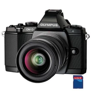Цифровий фотоапарат Olympus OM-D E-M5 12-50 kit black (V204045BE000) зображення 1