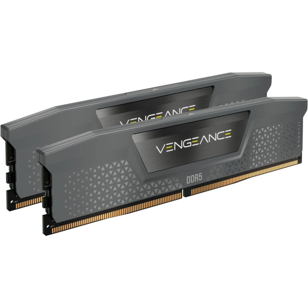 Модуль памяти для компьютера DDR5 32GB (2x16GB) 5600 MHz Vengeance Cool Gray Corsair (CMK32GX5M2B5600Z36) - изображение 1