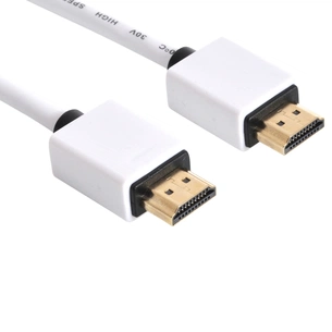 Кабель мультимедійний HDMI to HDMI 2.0m 2.0 white Sandberg (308-98) зображення 1