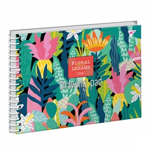 Альбом для малювання Yes А4 Tropical paradise на спіралі, 20 аркушів (130478) зображення 1