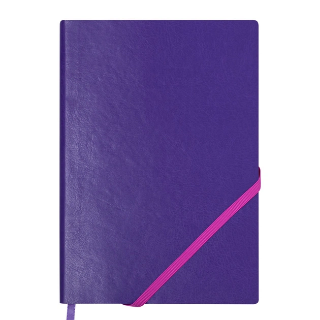 Книга записна Buromax Lollipop Logo2U 96 аркушів А5 у клітинку фіолетовий (BM.295103-07) - зображення 1