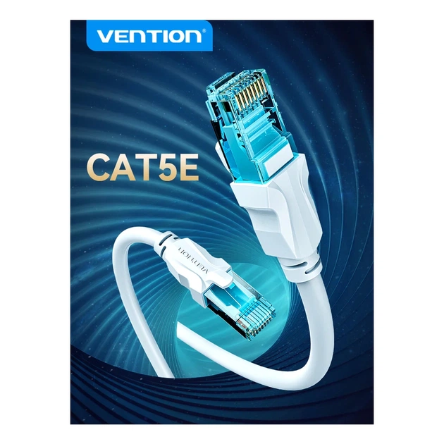 Патч-корд 3м, RJ-45 cat 5e UTP blue Vention (VAP-A10-S300) - picture 11