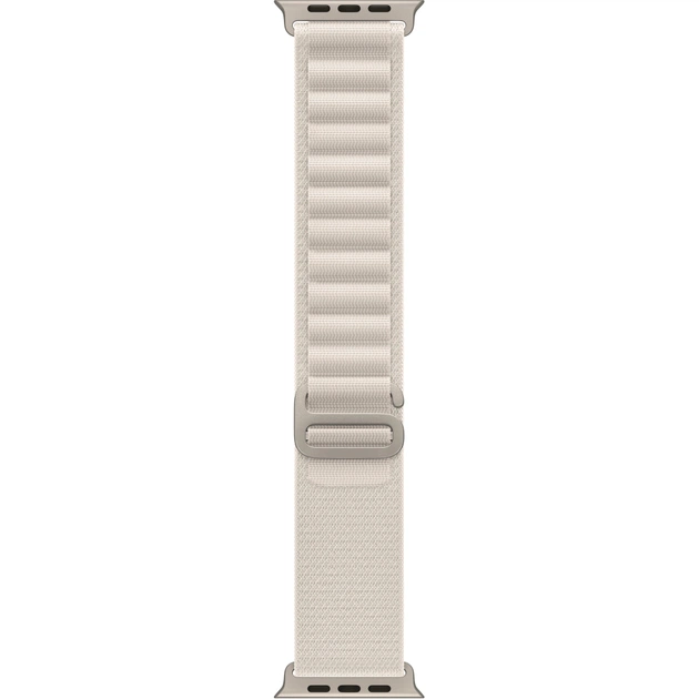 Ремінець до смарт-годинника Apple 49mm Starlight Alpine Loop - Medium (MQE63ZM/A) - изображение 1