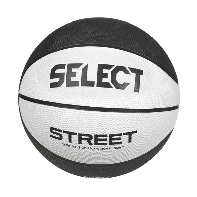 М'яч баскетбольний Select Basketball Street v25 біло-чорний 205570-126 №7 (5703543314140) - picture 1