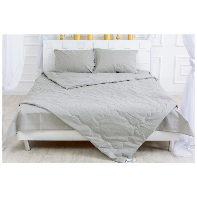 Ковдра MirSon антиалергенна Літня з Eco-Soft №2339 Light Gray 110x140 (2200003027600) - зображення 1