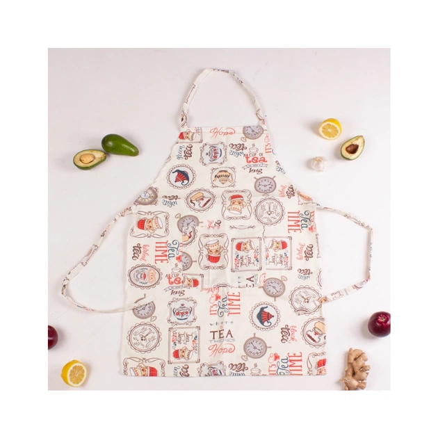 Фартух MirSon рогожа/напівпанама №218 - Cream services (2200006754510) - picture 2