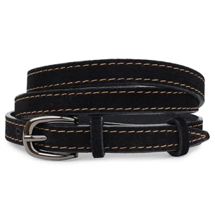 Ремінь Vintage Замшевий жіночий Чорний (20764) зображення 1