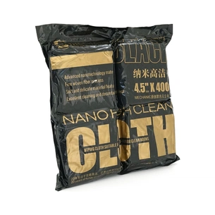 Серветки MECHANIC Nano Black, 11,5x11,5 cm, 400pcs (NB11.5x11.5/400) зображення 1