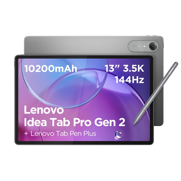 Планшет Lenovo Idea Tab Pro (Gen 2) 8/256 Luna Grey + Case&Pen (ZAHD0526UA) - зображення 1