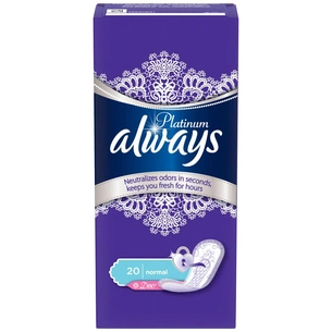 Щоденні прокладки Always Platinum Collection Deo Normal 20 шт (4015400481072) зображення 1