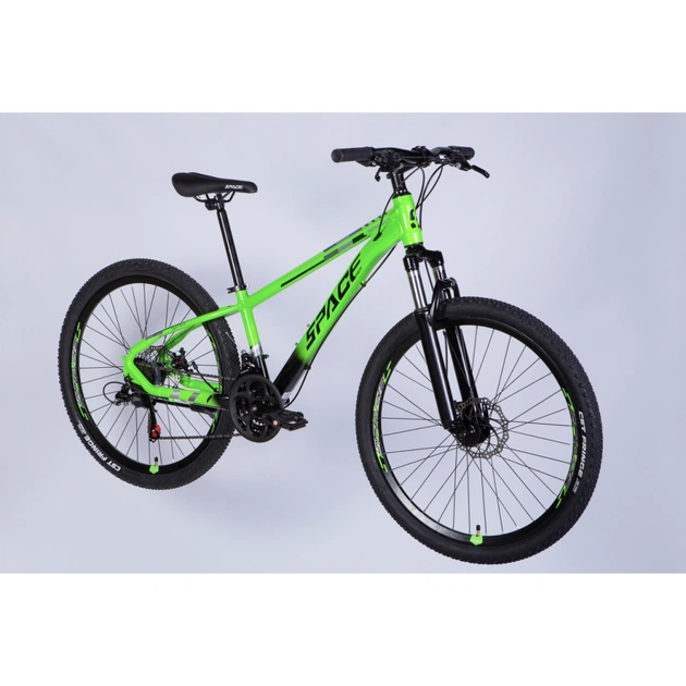 Велосипед Space 26" MERCURY DD FR рама-13" AL 2026 зелено-чорний (OPS-SP-26-082) - зображення 7