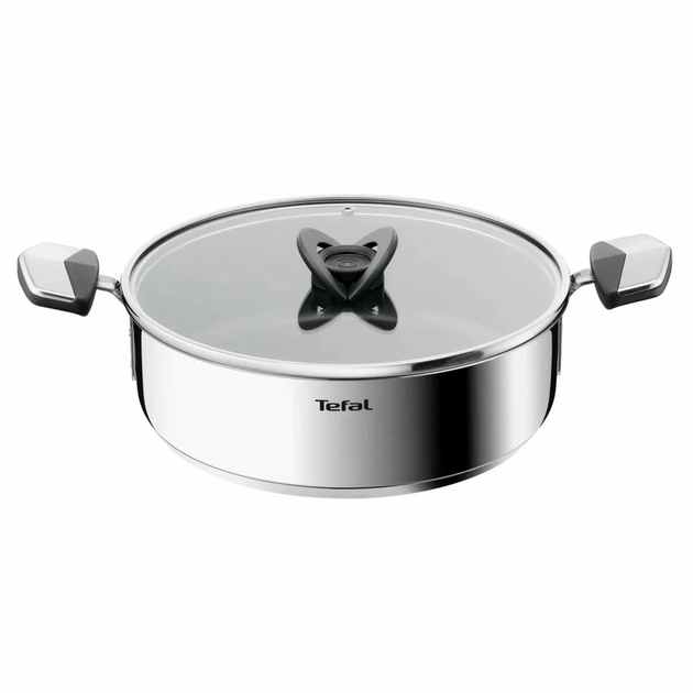Сотейник Tefal Excellence+, з кришкою, 26см, чорний (E3337145) - зображення 1