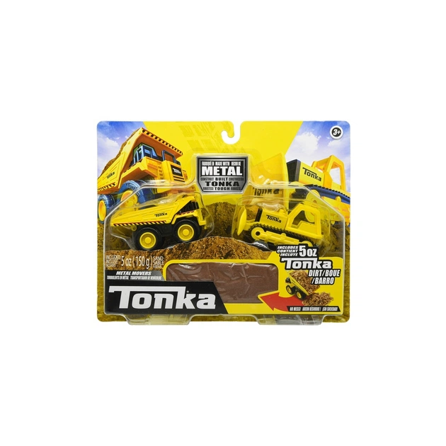 Спецтехніка Tonka Самоскид і Бульдозер з піском (6652249) - зображення 1