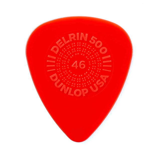 Медиатор Jim Dunlop Prime Grip Delrin 500 Pick .46mm 12 шт. (450P.46) - изображение 1