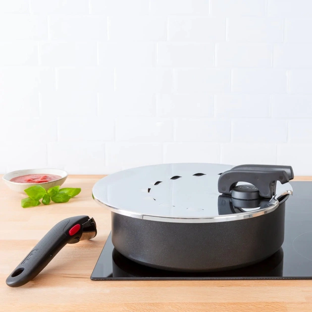 Кришка для посуду Tefal Ingenio, 20-28см, нержавіюча сталь, пластик (L9829853) - picture 7