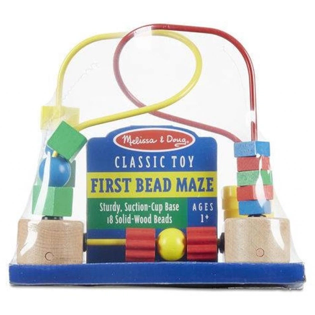Развивающая игрушка Melissa&Doug Классический мини-лабиринт с бусинами (MD13042) - изображение 1