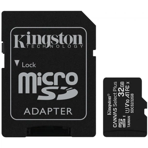 Карта пам'яті Kingston 2x32GB microSD class 10 U1 V10 A1 Canvas Select Plus (SDCS2/32GB-2P1A) зображення 1