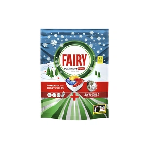 Таблетки для посудомийних машин Fairy Platinum Plus All in One Lemon 71 шт. (8006530073783) зображення 1