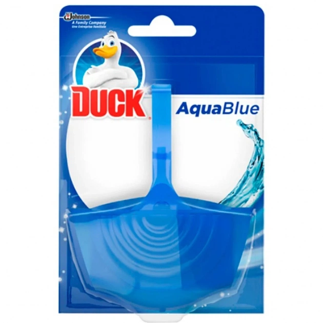 Туалетний блок Duck Aqua Blue 4 в 1 40 г (5000204739060/5000204324105) - зображення 1