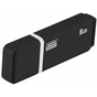 USB флеш накопичувач Goodram 8GB UMO2 Graphite USB 2.0 (UMO2-0080E0R11) - уменьшенное изображение 2