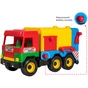 Спецтехніка Tigres "Middle truck" сміттєвоз жовтий (39224) - зменшене зображення 2