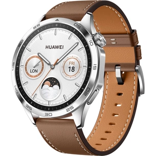 Смарт-годинник Huawei WATCH GT 4 46mm Classic Brown Leather (55020BGW) зображення 1